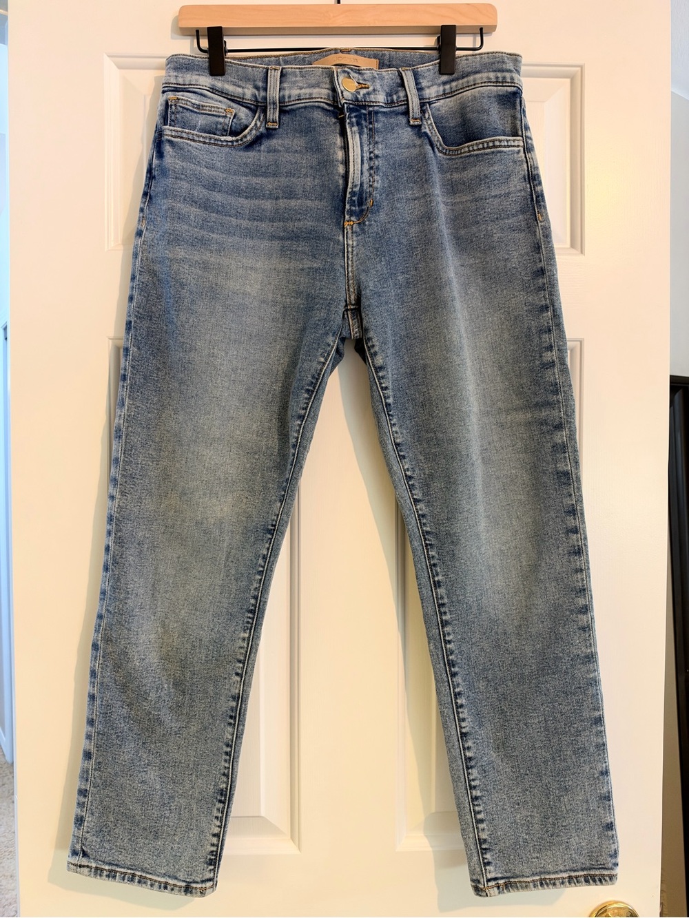 Joe's Jeans Boyfriend Light Blue Washed Denim